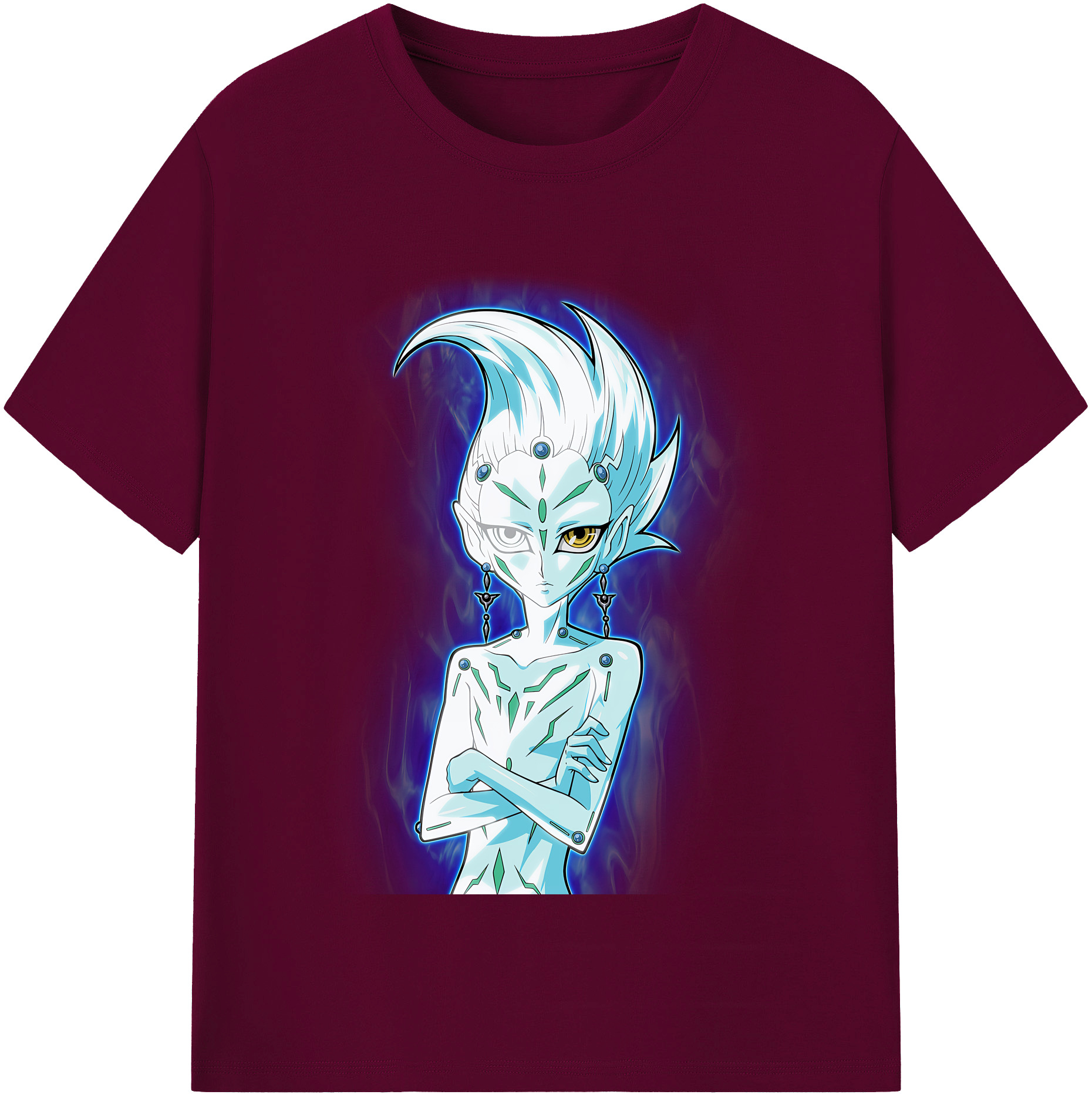 （画像用） 遊☆戯☆王 Yu-Gi-Oh! レディースカジュアルプリントTシャツ（綿100％）
